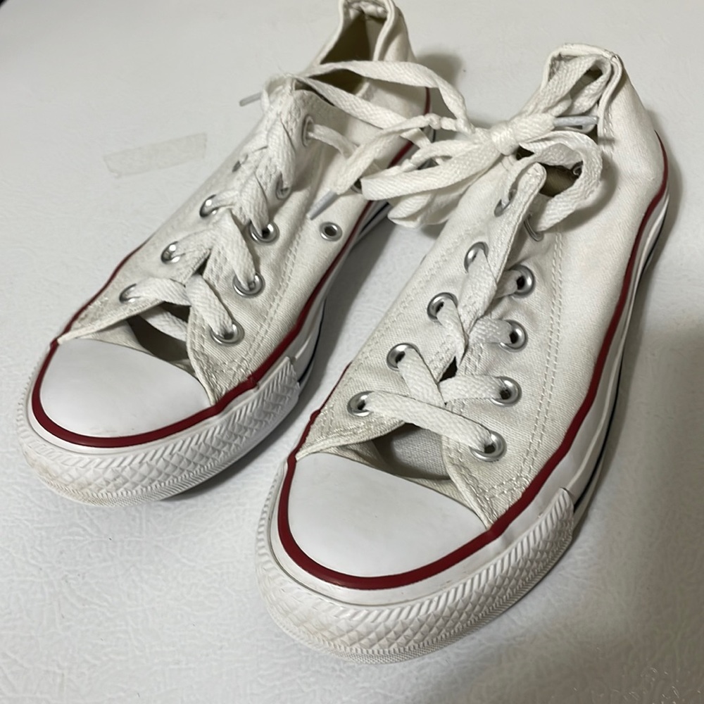 COPY - Converse Women White All Star Sneakers. Good Condition. Women Size 6. Me…
